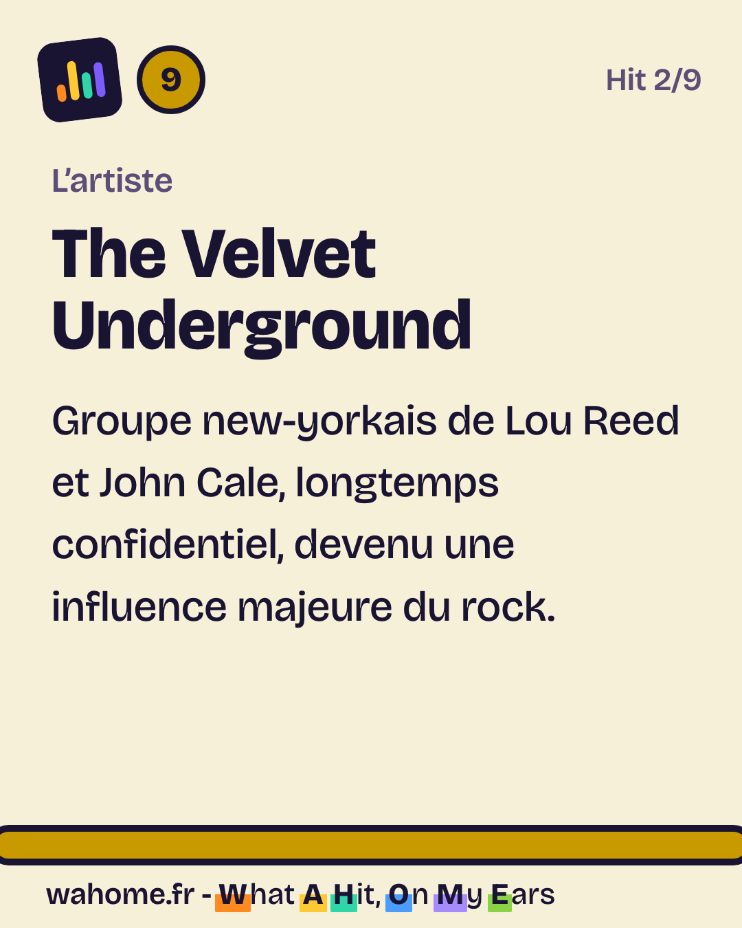 Slide 3 sur 5 : Sunday Morning, The Velvet Underground, l’artiste