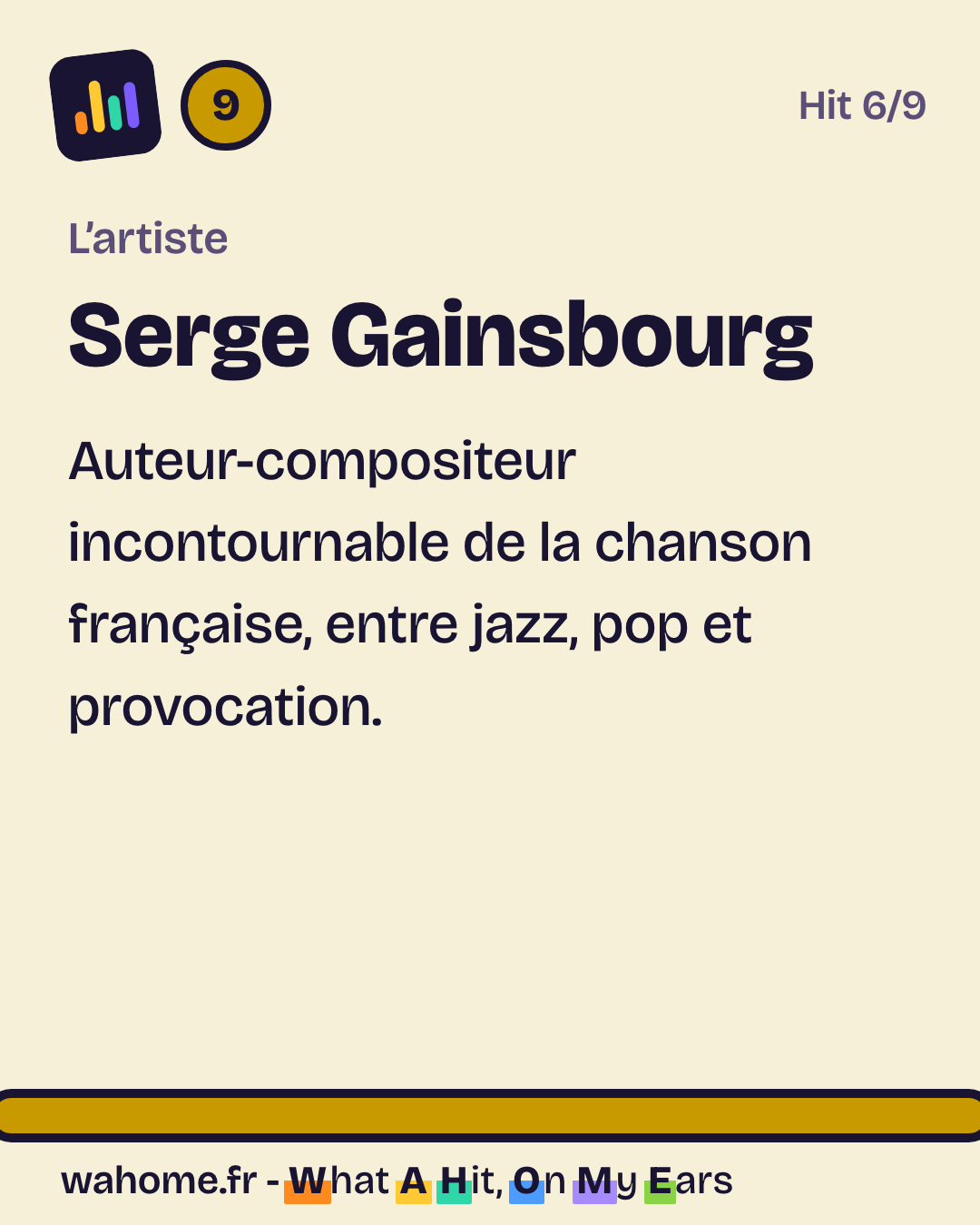 Slide 3 sur 5 : Ces petits riens, Serge Gainsbourg, l’artiste
