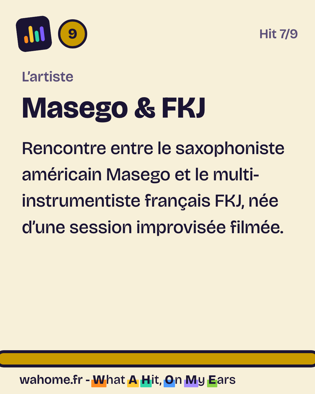Slide 3 sur 5 : Tadow, Masego & FKJ, l’artiste