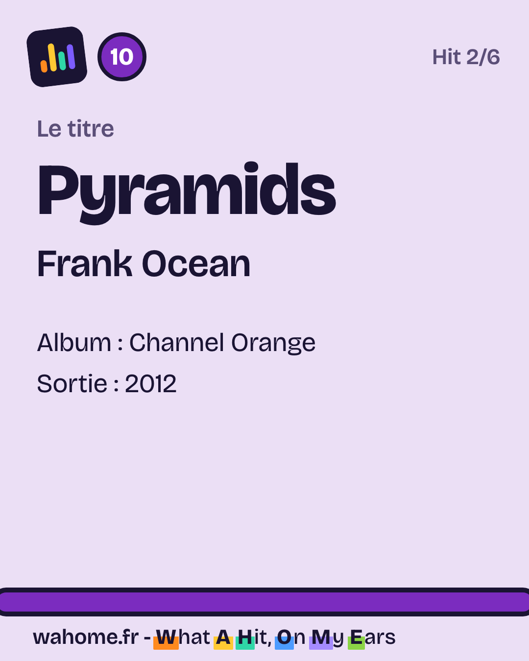 Slide 2 sur 5 : Pyramids, Frank Ocean, le titre