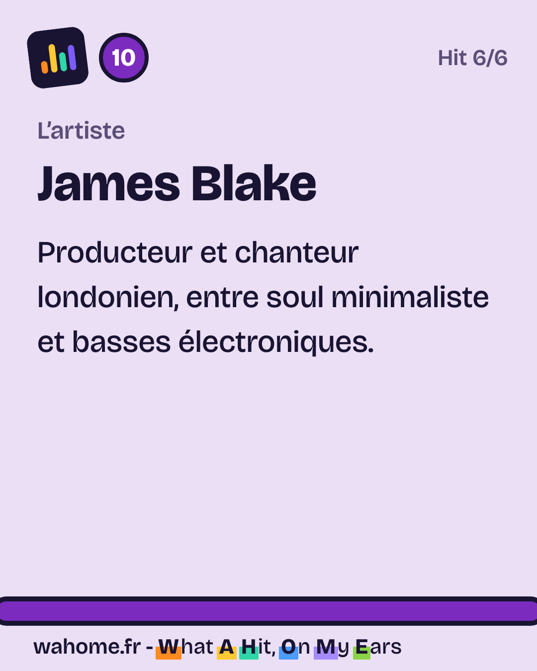 Slide 3 sur 5 : Retrograde, James Blake, l’artiste