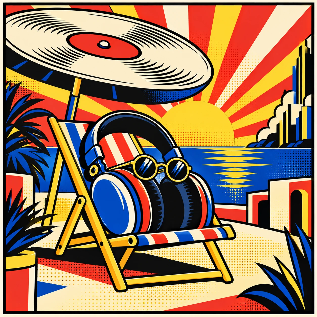 Illustration WAHOME pour « Été avec toi - Trinix Remix »