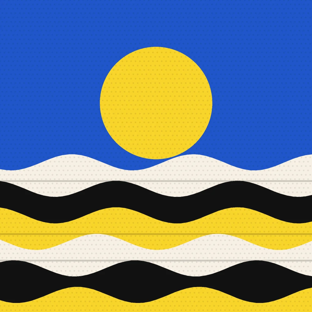 Illustration WAHOME pour « Été avec toi - Trinix Remix »